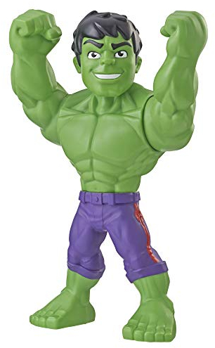 Playskool Heroes Marvel Super Hero Adventures Mega Mighties Hulk Sammelfigur, 25,4 cm Actionfigur, Spielzeug für Kinder ab 3 Jahren