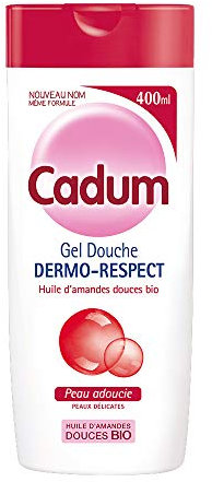 Cadum - Gel Douche Dermo-Respect à l'Huile d'Amandes Douces Bio - 400 ml