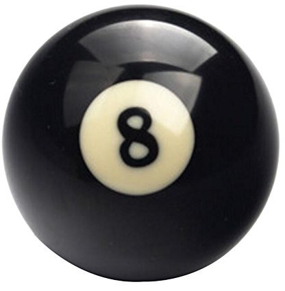 Replacement 2 BLACK 8 BALL For Standard English Pub/Club & Home POOL TABLES