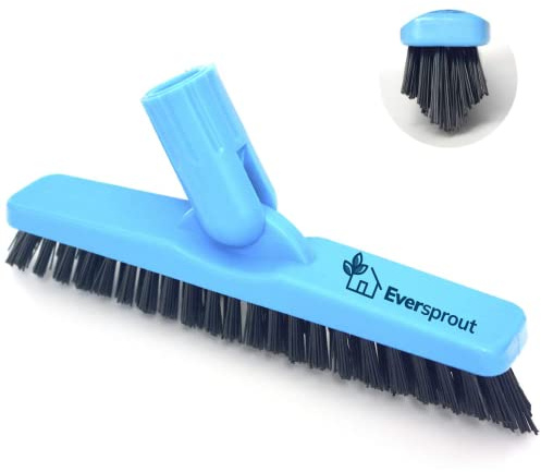 EVERSPROUT Grout Cleaning Brush Scrubber, Stiff V-Shaped Scrub Bristles Built for Corners & Tough Grime, Swivel Scrub Brush & Grout Cleaner for Shower, Bathroom, Tile, Floor, Attachment Cleaner Only