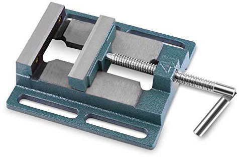 Drill Press Vice, 4 inch Heavy Duty Drill Press Vice, Machine Vice for Pillar Drill, Mechanic Bench Vise Table Top Clamp Press Locking Lock Swivel Base