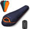 Forceatt Schlafsack, 3 bis 4 Jahreszeiten Deckenschlafsack Schlafsack für Camping, Reisen und Outdoor-Aktivitäten, Erwachsene und Jugendliche in 0 ℃ bis 20 ℃, Wasserdichter-Leicht-Warm-Atmungsaktiv.
