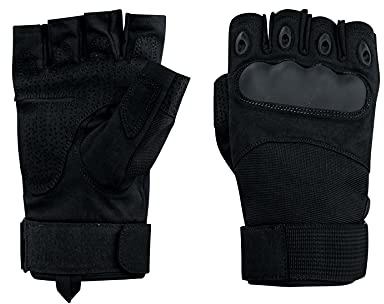 WALKER AND HAWKES - Fingerlose Handschuhe - für Jagd & Sport - rutschfest - Knöchelschutz