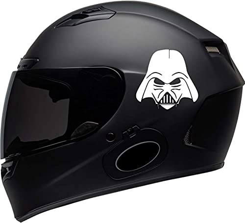 myrockshirt Monster Kopf Vader böse 2 x Aufkleber f. Helm Motorrad Motorradhelm Bike Biker Sticker