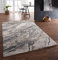 the carpet Tarma Eleganter Designer Teppich, Wohnzimmerteppich, Kurzflor, Weich, Hochwertig, Pflegeleicht, Hoch-Tief Effekt, Abstrakt, Beige, 200 x 290 cm