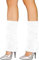Blinghomedecor® Ladies Bright Neon 80s Leg Warmers | Extra Soft Stylish Dance Ice Skating Fancy Dress Leg Accessories (White)
