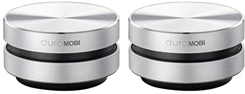 Lechnical Bone Conduction Speaker, 2 Pack Wirelessly BT Speaker Bone Conduction Speakers Mini Portable Loud Stereo Sound Built-in Mic Sound Box Silver
