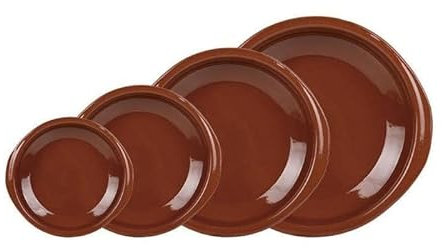 Cazuela de barro refractario 20cm modelo azafran caja 8 unid.