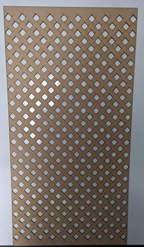 laserkris Dekoratives Sichtschutzgitter für Heizkörper, 3 mm dicke MDF-Platte (1200 mm x 620 mm), D3F-Muster (4 mm dick, MDF, ungrundiert)