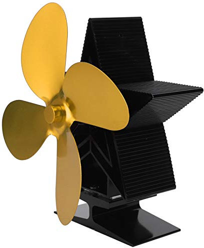 Aeun Senza Deformazione Ventilatore per Stufe a Legna, Termoventilatore per Caminetti, Termoventilatore, per la Distribuzione del Calore Domestico