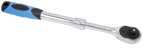 RepTools Teleskop Ratsche 1/2 Zoll feinverzahnt 300 bis 445 mm ausziehbar Löseknopf Umschalt Knarre