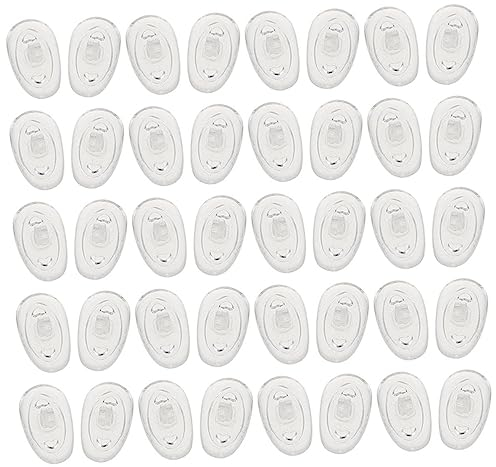 Gatuida 4 Set Di Naselli Per Occhiali Naselli in Silicone Per Occhiali Comodi Naselli 20 Paia*4