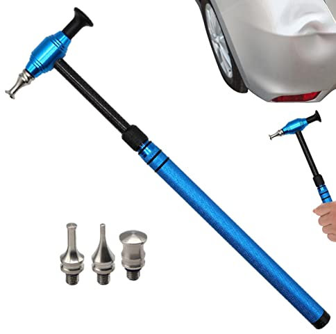 Mazo De Desabolladura – Herramienta De Desabollado, Martillo De Desabolladura | Juego De Martillo De Aluminio Con Cabeza Plegable, Martillo De Reparación De Golpe De Panel Automático Ajustable Para