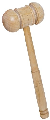 Mozi Sports Cricket Bat Mallet - Strong Heavy Wooden Knocking Mallet Cricket Bat Hammer