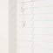 Ultra White 50mm Faux Wood Venetian Blinds Fine Grained With Strings 120cm Drop 90cm Wide