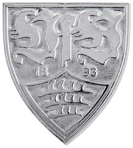 VfB Stuttgart Autowappen Chrom