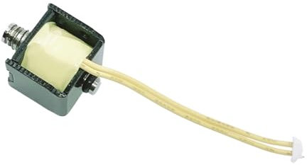LIUCH Micro-électroaimant à ventouse, 12 V-24 V CC, mini électroaimant à ressort 18 mm x 20 mm, cadre ouvert, course de 3,5 mm
