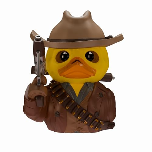 TUBBZ: Fallout TV - Ghoul Bounty Hunter Rubber Duck Collectable Toy 9 cm | Official Fallout Merchandise – Vinyl Figure with Bathtub Display, Wasteland Bounty Hunter, TV Fan Decor & Novelty Duck Gift