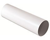 Tubo D/150 mm Longitud 1,5 ml para ventilación canalizzata Campana Cocina de PVC color blanco