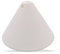 Lampen Baldachin - Deckenbaldachin mit Zugentlastung für Lampenkabel - konische Bauform Ø110x80mm Kunststoff (Weiß)