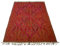 Lorenzo Cana Wolldecke Jacquard gewebt aus feinster Wolle Paisley Rottöne Orange Wohndecke Decke Wolle Sofadecke Kuscheldecke Plaid 140 cm x 200 cm 9625922