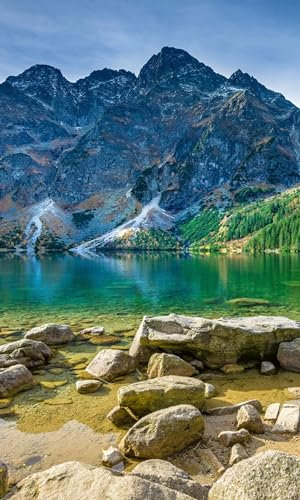 Vlies Fototapete TATRA - GEBIRGE 150 x 250 cm | Vliestapete - Wandtapete inklusive Kleister | PREMIUM VLIES QUALITÄT