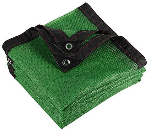 AOHMG 50% Taux D'ombrage Filets d'ombrage Bache, Solaire Polyéthylène Isolatio Bloquer Les Rayons UV pour Couvert végétal Voiles d'ombrage, pour Couvert de pergola ou poulailler,13.2x16.5ft/4x5m
