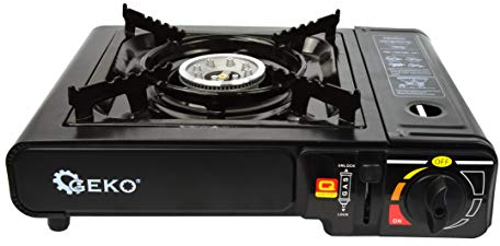 BSD Réchaud à gaz de Camping - Rechaud à Gaz Portable, Cuisinière à gaz Portable avec Plancha Grill - 2,5 KW