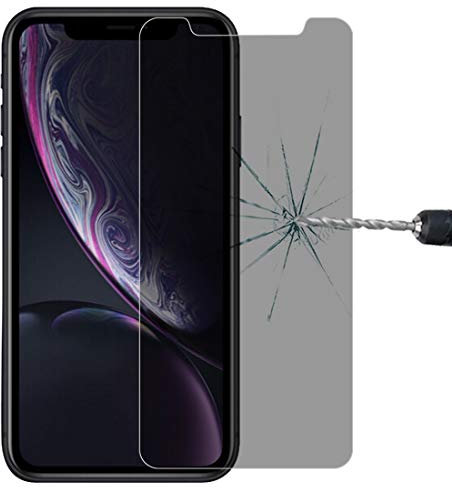 Dangshanchao Phone film Qw 9H 3D Privacy Anti-glare Non-full Screen Tempered Glass Screen Protector for iPhone 11 / XR