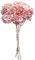 Pandecor Mazzo di Ortensie stabilizzate Colore Rosa d. 20cm