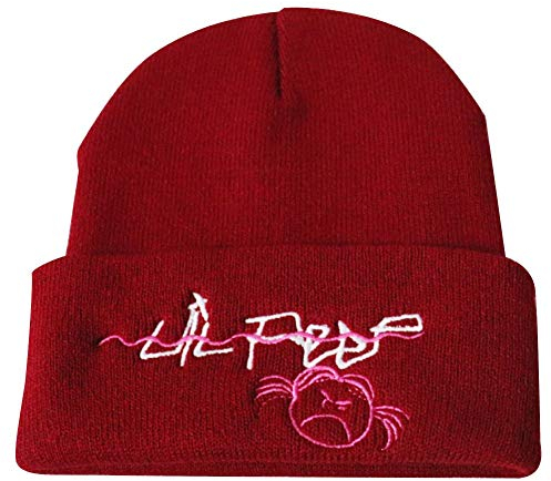 Lil Peep Hat Strickmütze Wolle Hip Hop Beanies Cap Männer Frauen Stickerei-Winter-warme Hut Für Frauen