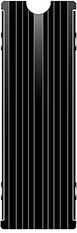 M.2 Heatsink Cooler 2280 SSD Double-Sided Heat Sink with Thermal Silicone pad for PS5/PC PCIE NVME M2 SSD(Black）)