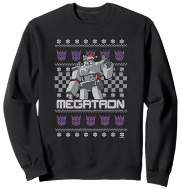 Transformers Christmas Megatron Ugly Sweater Sweatshirt