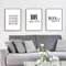 Good Food Good Mood Minimalistische Bon Appetit Zitate Leinwand Gemälde Schwarz Weiß Wandkunst Poster Druck Küche Zimmer Dekor Bilder Rahmenlos 60 × 80 cm × 3 Stück
