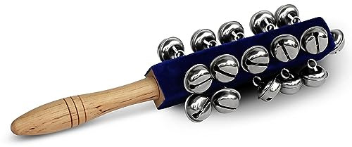 BestSaller Schellenbaum mit 21 Glocken 25 cm, blau (1 Stück)