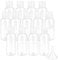 CORSEHILD 12 Packs Clear Travel Bottles Empty Plastic Travel Bottles Containers Refillable Transparent Flip Cap Bottles Small Air Flight Travel Bottle Set with Funnels for Lotion Cosmetic (50 ml)