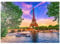 MyPuzzle Eiffelturm und Seine bei Sonnenuntergang in Paris, Frankreich - Premium 1000 Teile Puzzle - MyPuzzle Sonderkollektion von Puzzle Galaxy