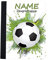 Zeugnismappe mit Name | Zeugnismappe personalisiert | mit Klarsichthüllen A4 + | Urkundenmappe | personalisierte Dokumentenmappe mit Platz für U-Heft, Impfpass, Schwimmpass, Fahrradpass (Fußball)