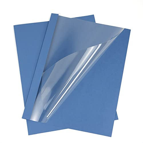 RAYSON Thermobindemappen, 35 Blatt, 4 mm, A4, Blau, 25 Stück