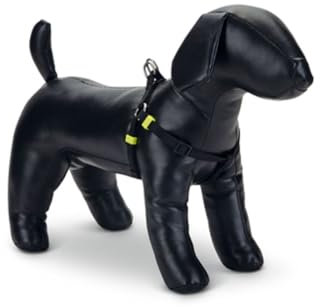 Beeztees Uni - Hundegeschirr - schwarz - 35-60 cm x 15 mm