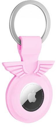 GAGAAL Funda compatible con Apple Airtags, 2 fundas para llavero AirTags con llavero antipérdida, funda protectora de silicona para Apple AirTag 2021 Buscador para AirTag Tracker Holder Accesorio