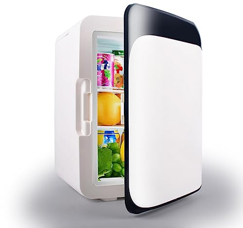 MegLob 10 Litri Portatile Mini Frigorifero, Congelatore Per Auto Da Campeggio All'aperto, Medicina Per Latte Materno Cosmetico Cooler Di Insulina, Refrigeratore Di Bevande Compatte,Nero