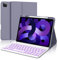 Tastiera iPad Air 5 Generazione 2022, Tastiera iPad Air 4 Generazione 2020, Custodia Tastiera ipad pro 11 4/3/2/1 Generazione, Tastiera Retroilluminata Bluetooth Wireless Layout Italiano, Lilla