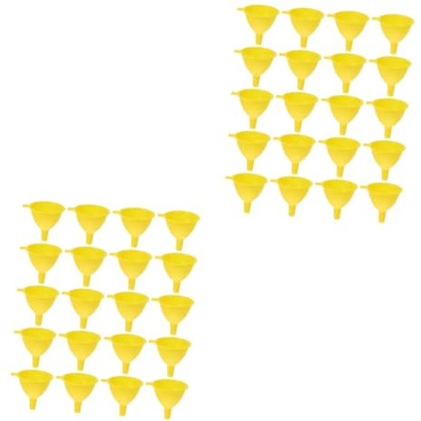 LIFKOME 2 Set Di Mini Imbuti Per in Plastica Piccoli Imbuti Per Il Trasferimento Di Profumi Per Liquidi Riutilizzabili Per Laboratorio Domestico 20 Pezzi * 2