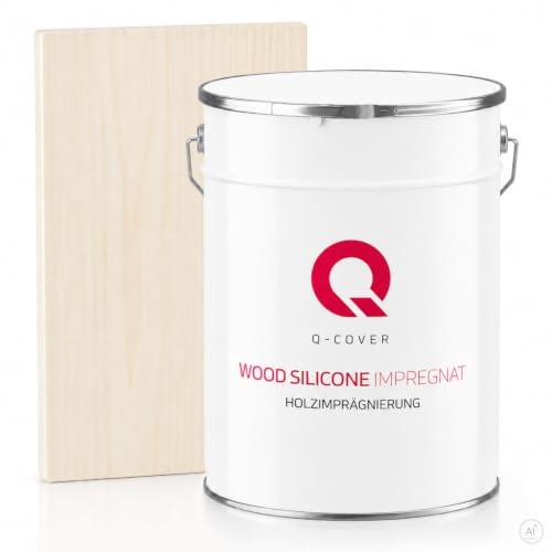 Q-COVER HOLZIMPRÄGNIERUNG Weiß 9003 5L - Silicon Holzschutz
