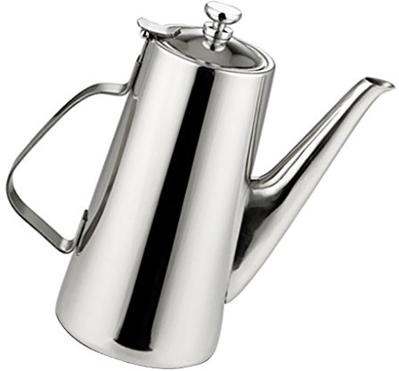 2L Edelstahl Wasser Kaffee Kanne Eistee Krug Wasserkessel Krug mit Deckel #1
