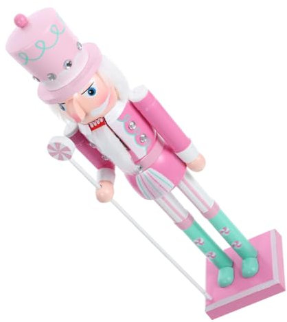 Cabilock Casse-Noisette Bois Couleurs Pastel Décoration De Noël Traditionnelle Soldat Casse-Noisette pour Festive pour Intérieur Et Table