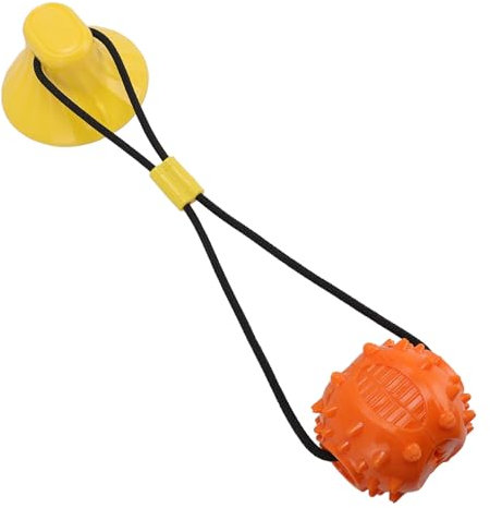 Naroote Jouet d'entraînement pour Chien à Ventouse, Jouet à Mâcher pour Chien, Boule de Corde, Meilleure santé Dentaire, Résistance aux Morsures pour la Maison