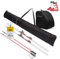 meteor 2-in-1 Skitasche Set - Skisack [bis 195 cm] & Skischuhtasche mit Lüftung - Wasserfestes Skicover & Stiefeltasche Ideal für Skiurlaub und Wintersport - Komplettes Set für Skier und Schuhe
