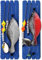 Storfisk fishing & more 2er Set Buttlöffel Vorfach Scholle bleifrei mit Haken, Wirbel, Spinnerblättchen, Gewicht:60 Gramm, Größe:Set 1
